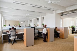 ClimateWorks’ office has a bright and healthy atmosphere and uses two-thirds less energy for HVAC and one-third less energy for lighting, compared to a typical California office interior.
