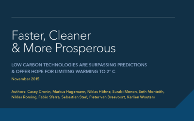 Faster and Cleaner: Decarbonization in the Power and Transport Sectors Is Surpassing Predictions