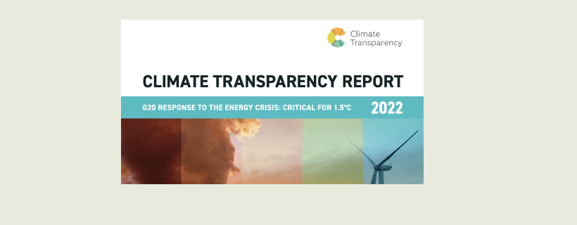 Image for Climate Transparency Report